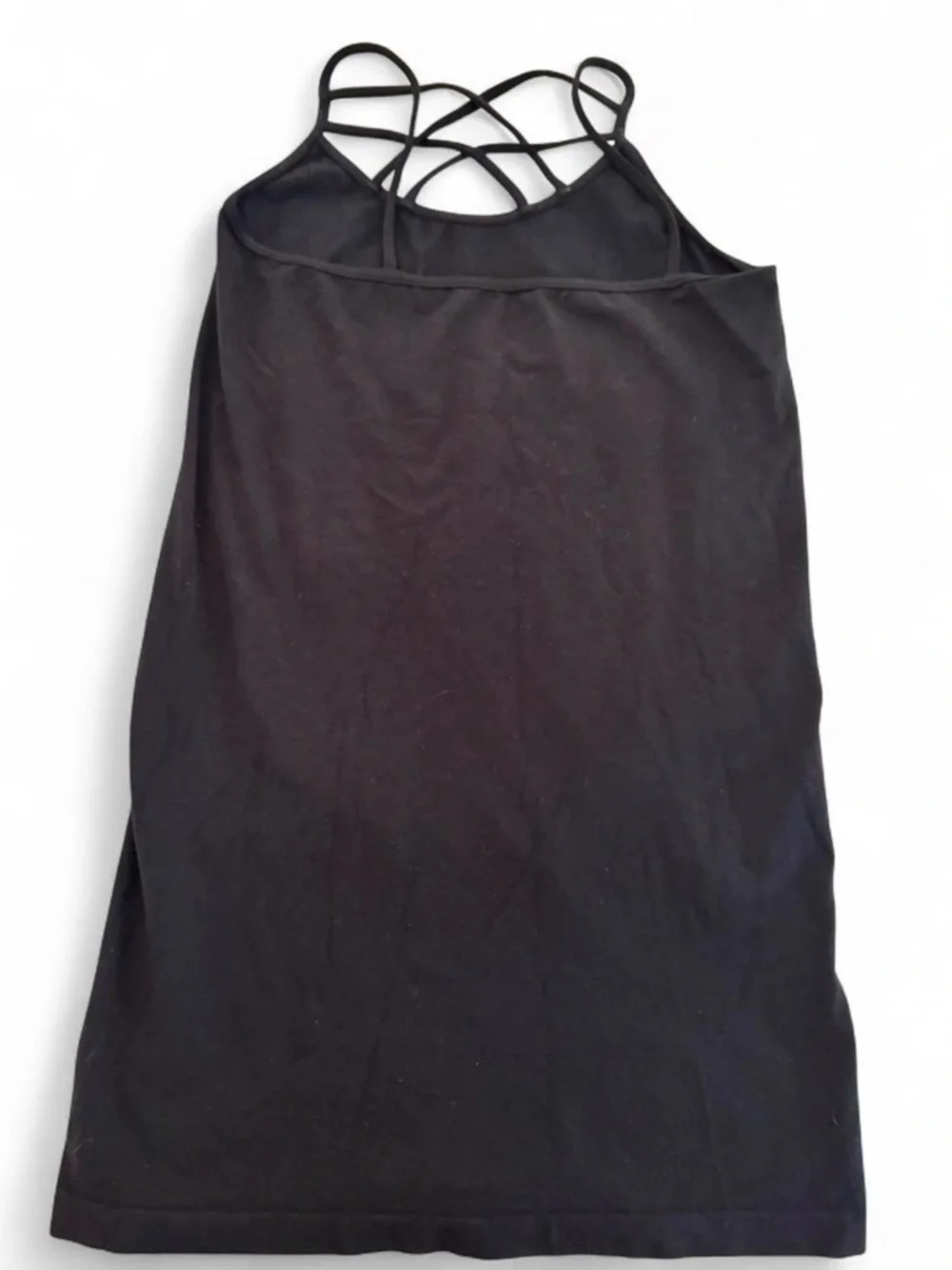 m.rena criss cross spaghetti strap seamless camisole